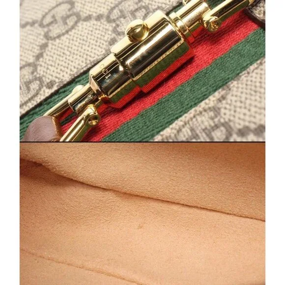 Gucci 2-Way Shoulder Bag Crossbody GG Supreme Jackie 1961 - Picture 8 of 8